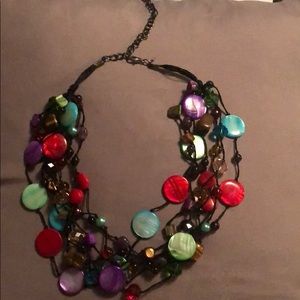 Multi color necklace